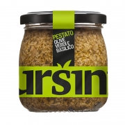 Pestato basilico e olive verdi