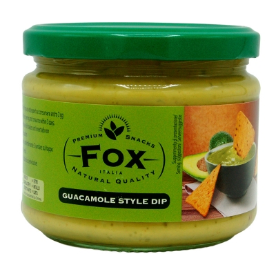 Salsa guacamole glass jars