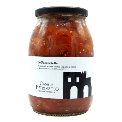 Le Pacchetelle di “Pomodorino del Piennolo del Vesuvio D.O.P.” 1060 ml