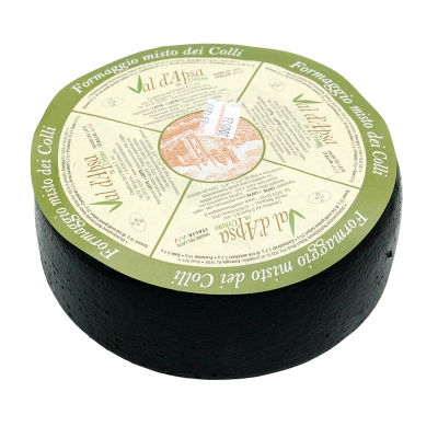Formaggio nero dei colli val d'apsa pasta bianca
