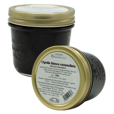 Cipolla Bianca Caramellata all'Aceto Balsamico 300gr