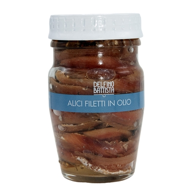 Filetti di alici in olio ml80