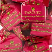 Tartufi dolci lamponi e pistacchi sfusi 1000gr