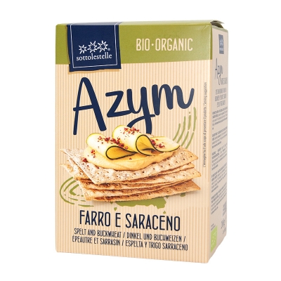 AZYM pane azzimo Farro e Saraceno 200gr