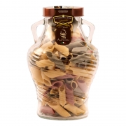 Vaso anfora pasta tricolore 750gr