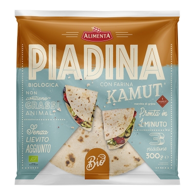 Piadina Kamut-Senatore Cappelli 
