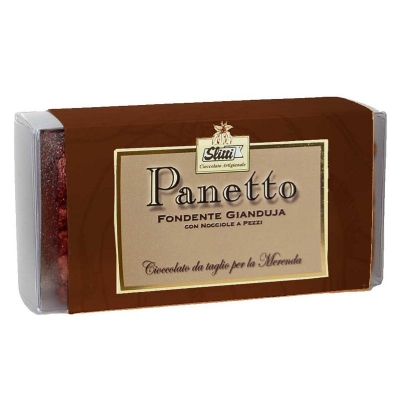Panetto fondente gianduja-nocciole gr500