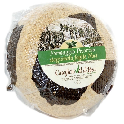 Formaggio del Montefeltro stagionato in foglie noci 1,5Kg