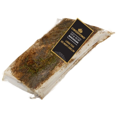Lardo teso aromatizzato dei monti sibillini Kg1,5