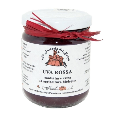Confettura extra di uva rossa gr220 Bio