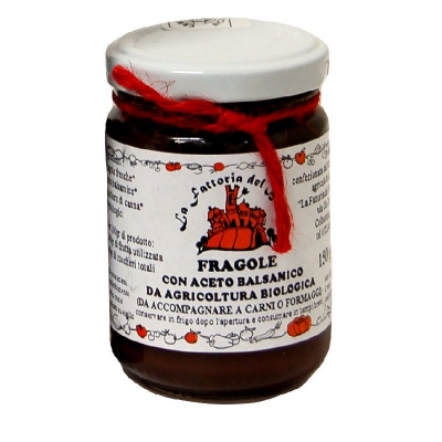 Salsa per formaggi fragole con aceto balsamico gr150 Bio