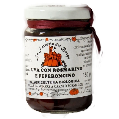 Salsa per formaggi uva/rosmarino/peperoncino gr 150 Bio