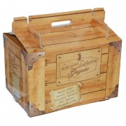 Scatola gragnano piccola finto legno