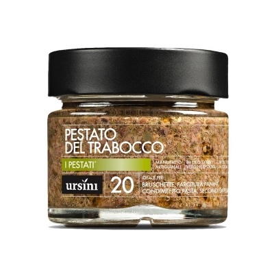 Pestato del trabocco olive nere e pesce azzurro 145gr