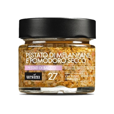 Pestato di bacco melanzane e pomodoro secco 145gr