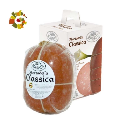 Mini mortadella classica presidio slow food astuccio gr700