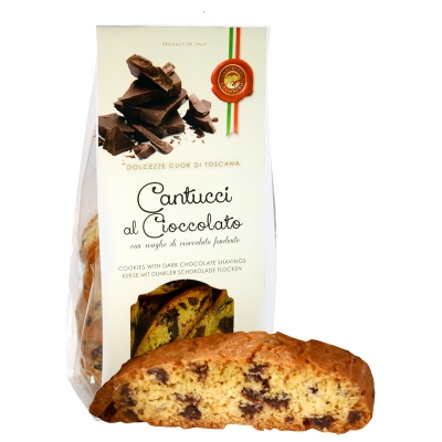 Cantucci al cioccolato con scaglie 200gr