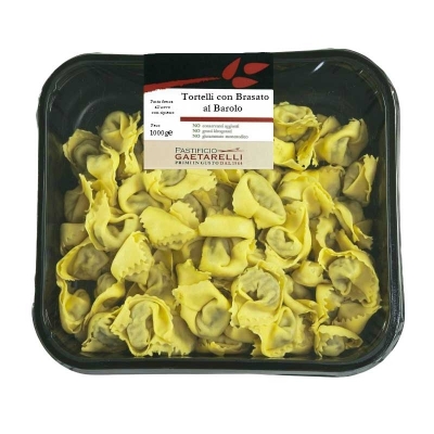 Tortelli a mano al brasato al barolo ho.re.ca kg1