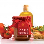 Pate' di olive verdi e pomodoro 90gr