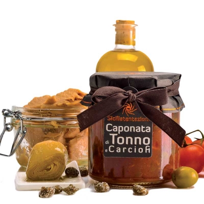 Caponata di carciofi e tonno
