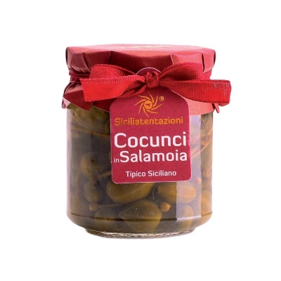 Cocunci Sicilia fiore del cappero in acqua e aceto 270gr