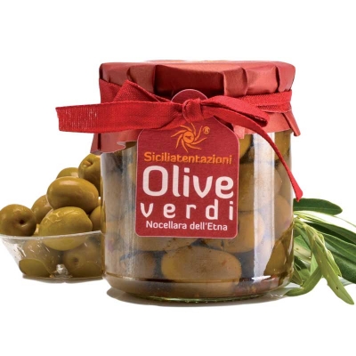 Olive verdi nocellara in olio 270gr