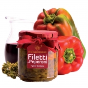Filetti di peperoni in olio 270gr