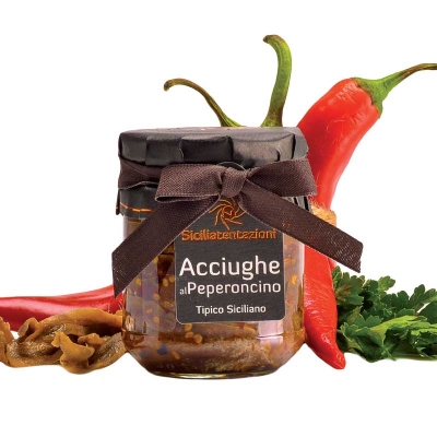Filetti acciughe peperoncino