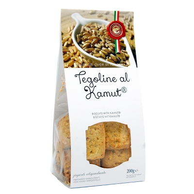 Tegoline al kamut con nocciole e mandorle 200gr