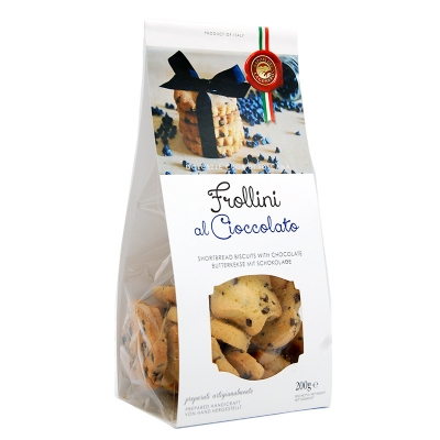 Frollini al cioccolato con scaglie 200gr