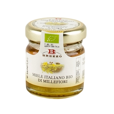 Mini miele di millefiori di acacia gr35 biologico