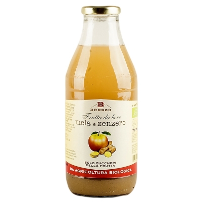 Frutta da bere mela-zenzero senza zucchero ml.750 bio