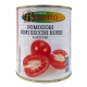 Pomodori rossi semi secchi a spicchi